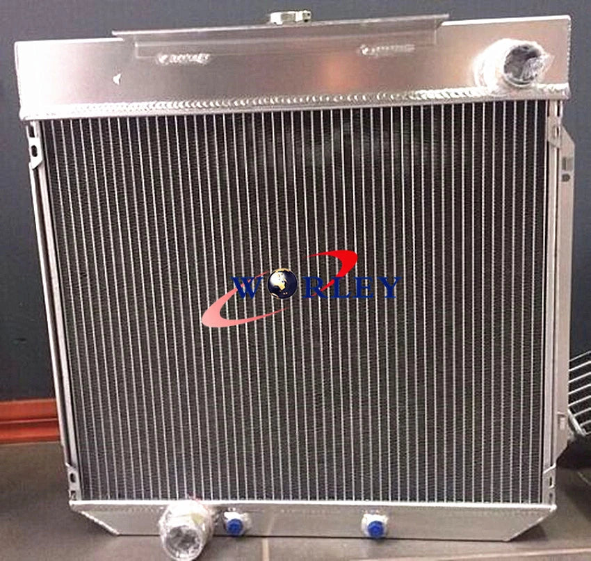 Aluminum Radiator + Fan for Ford Falcon XA XB XC Fairlane ZF ZG 6 Cyl (1972-1977)