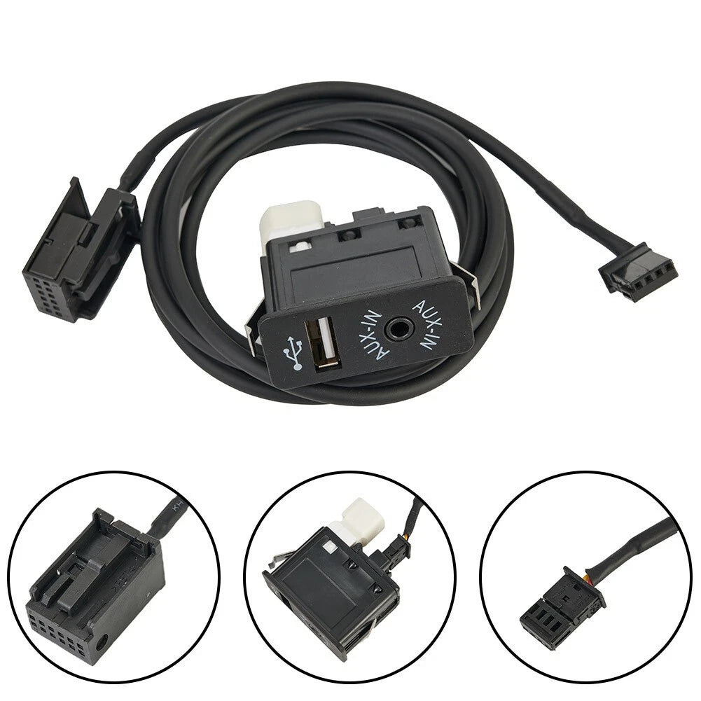 OEM USB AUX Interface Panel for BMW E39 E53 X5 Z4 E85 E86 X3 E83 Fitment