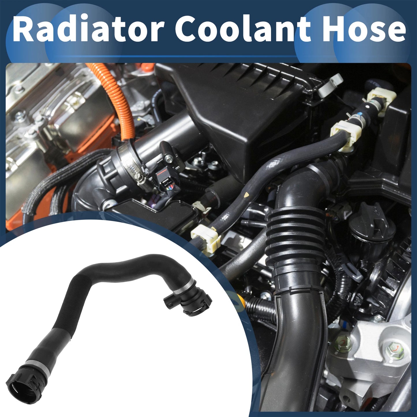 Radiator Coolant Hose for BMW 540i 740i 740iL (1998-2003)
