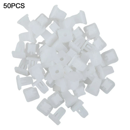 Square Fasteners Retainer Fender 50pcs Car-Door Trim Panel Push Rivet Clips