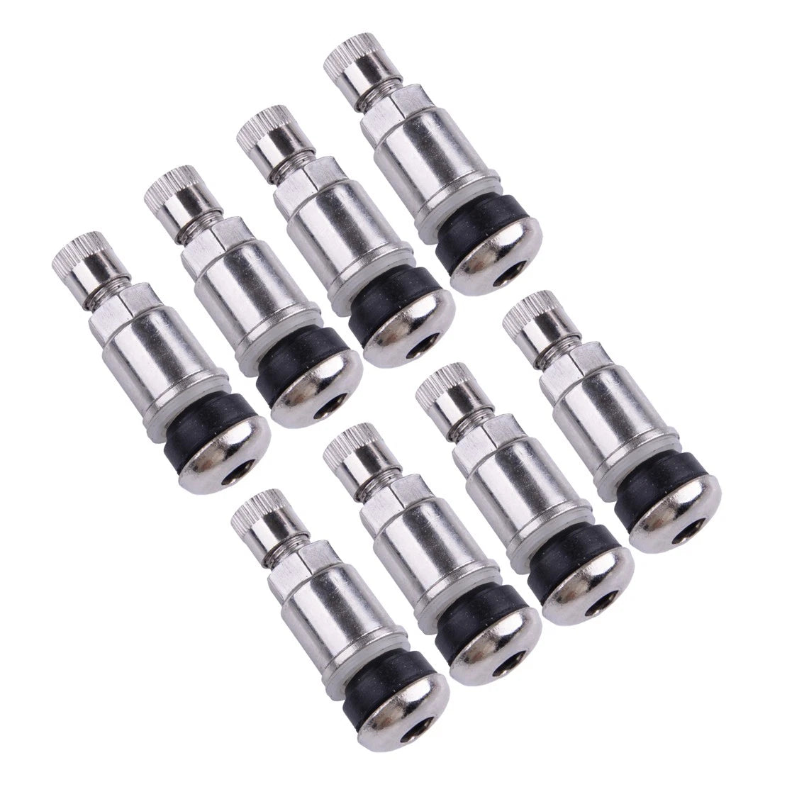 8pcs Stainless Steel Tubeless Tire Valve Stems for Car Truck Wheels