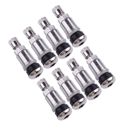 8pcs Stainless Steel Tubeless Tire Valve Stems for Car Truck Wheels