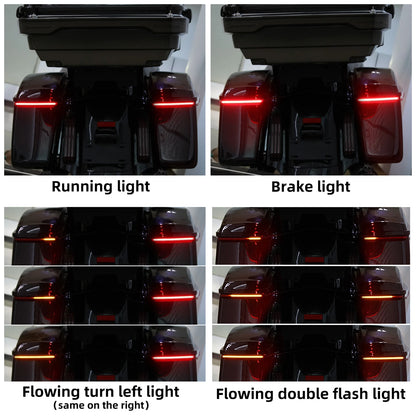 LED Saddlebag Brake Red Lights for Harley Street Road Glide (2014-2024)