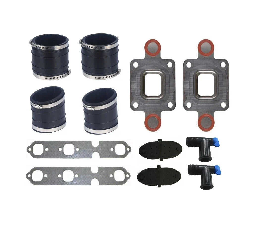 4" Dry Joint Exhaust Manifold Bellow Kit for MerCruiser GM V6 1990-2000