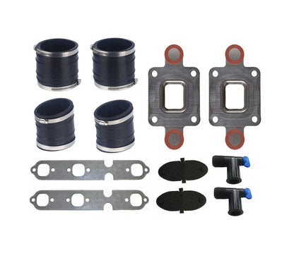 4" Dry Joint Exhaust Manifold Bellow Kit for MerCruiser GM V6 1990-2000