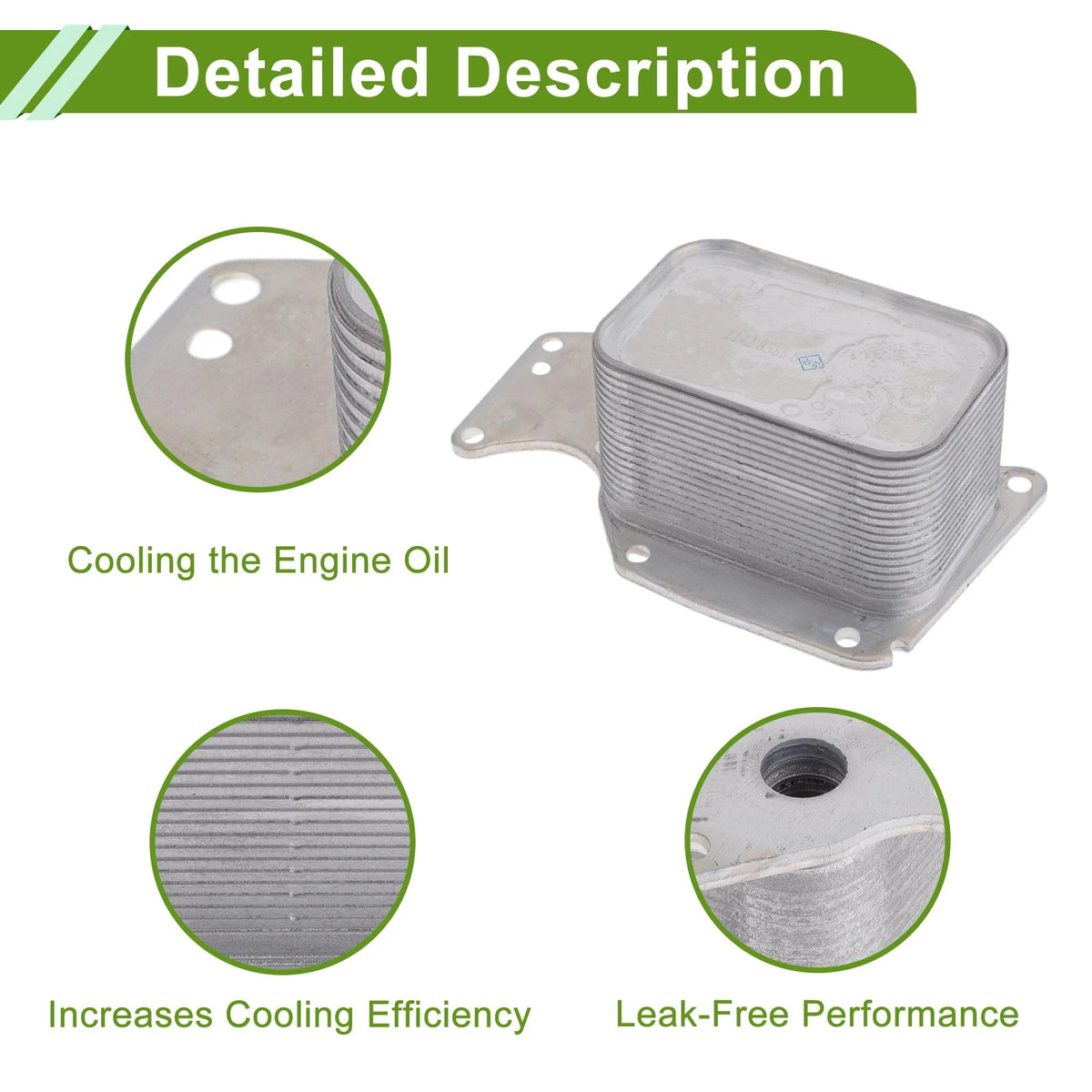 Engine Oil Cooler + Transmission Oil Cooler for BMW 320i XDrive