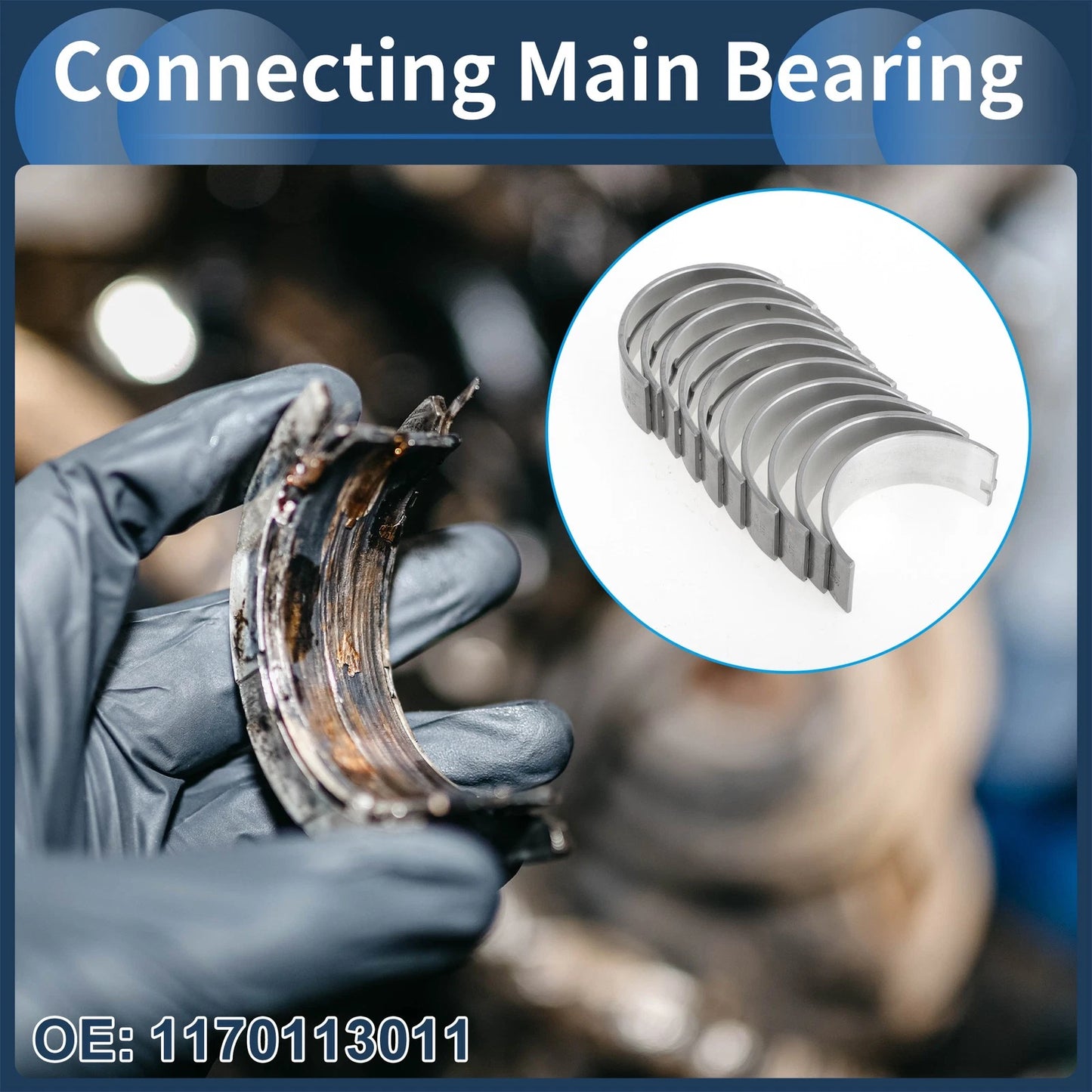 Main Bearing Set for Toyota Starlet (1969-1996)