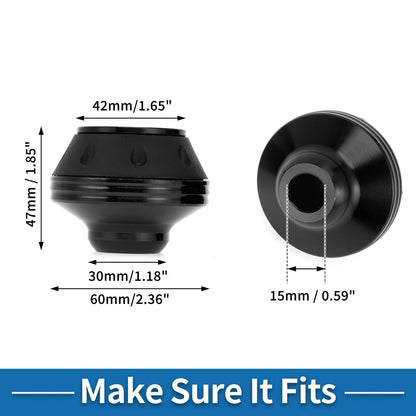 2 x Front Fork Frame Slider for Motorcycle