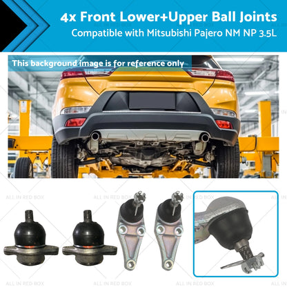 4x Ball Joints for Mitsubishi Pajero NM NP 3.5L (2000-2011)