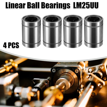 4 x 25mm IDx40mm ODx59mm Length Linear Ball Bearings for Car