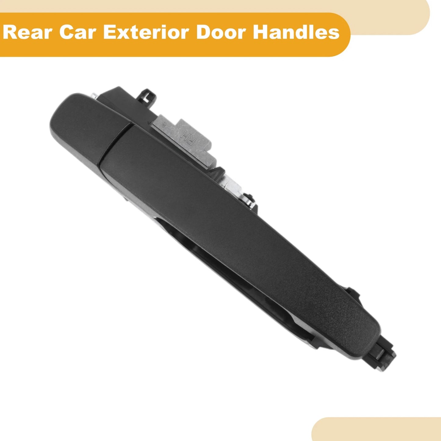 Black Rear Left Right Exterior Door Handle for Ford Focus (2000-2011)