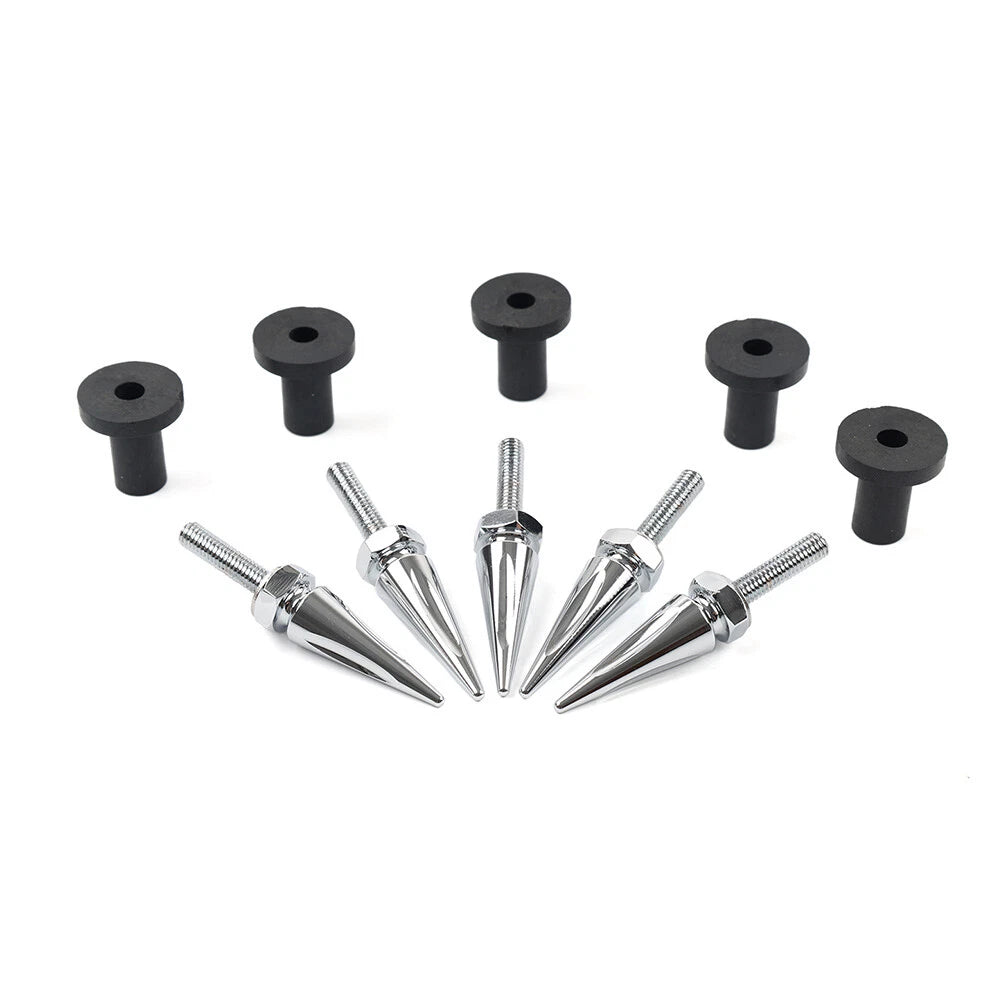 Spike Windshield Fairing Well Nut Bolt Kit for Harley Road Glide Custom (2008-2023)