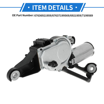 Rear Windshield Wiper Motor for BMW 1 Series Hatchback (2008-2012)