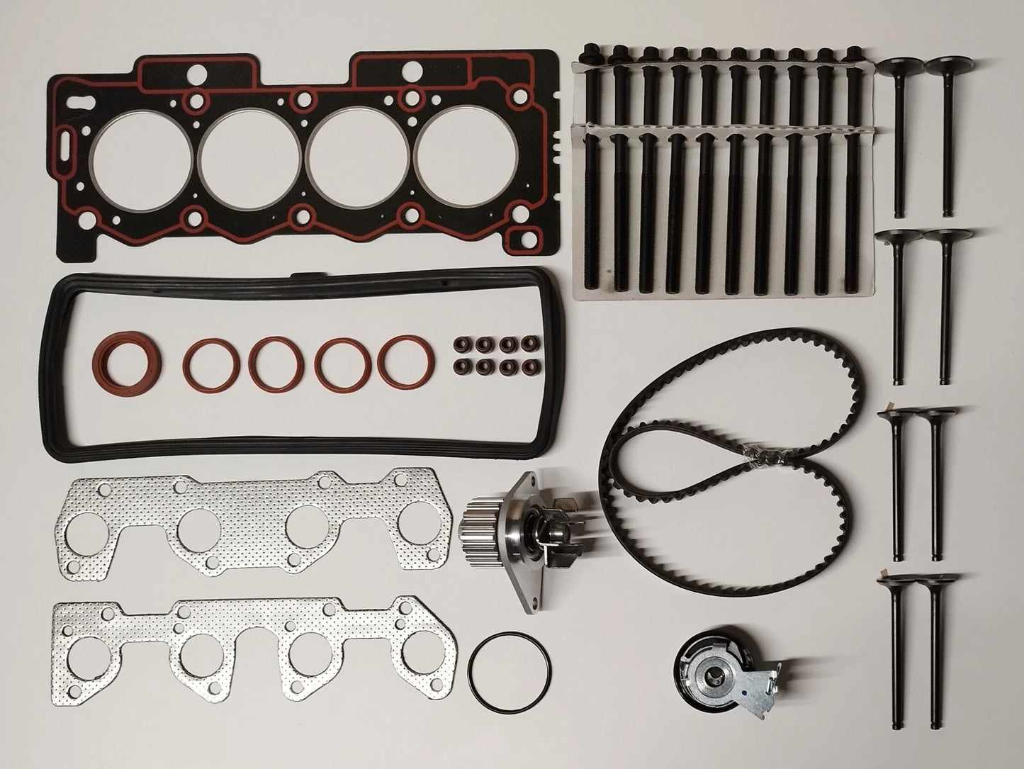Head gasket bolts water pump timing belt valves for Partner 1.4