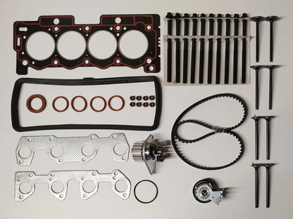 Head gasket bolts water pump timing belt valves for Partner 1.4
