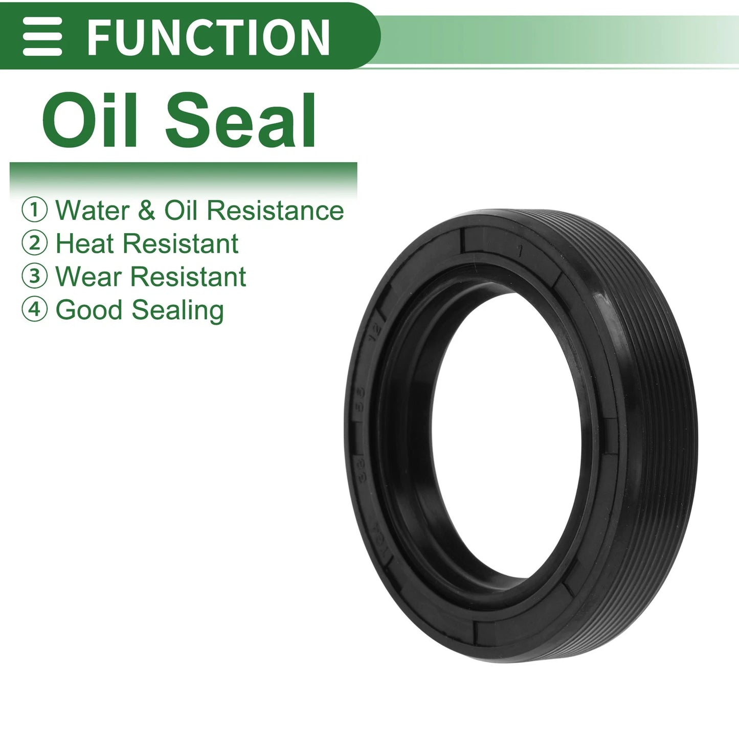 Oil Seal 38x56x12mm Black Seal Ring Rotary Shaft NBR Rubber for Make Model