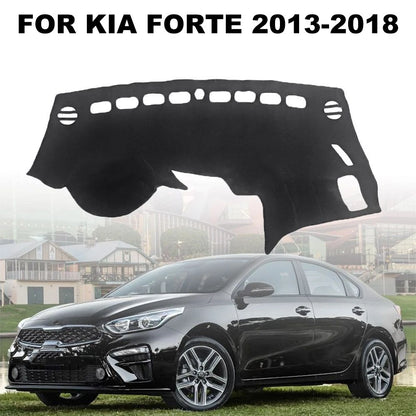 Anti-Slip Dashboard Cover Sun Cover Mat Interior Pad for Kia Forte (2013–2018)