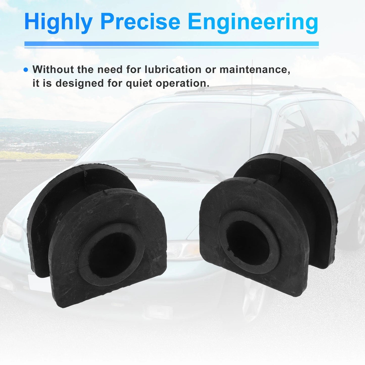 Stabilizer Sway Bar Bushing Kit for Cadillac Escalade (2009-2019) Black