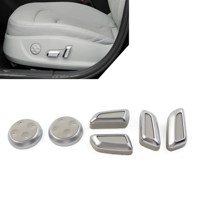 Car Seat Switch Adjustment Button Cover Set for Audi A3 A4 A5 A6 A7 Q3 Q5