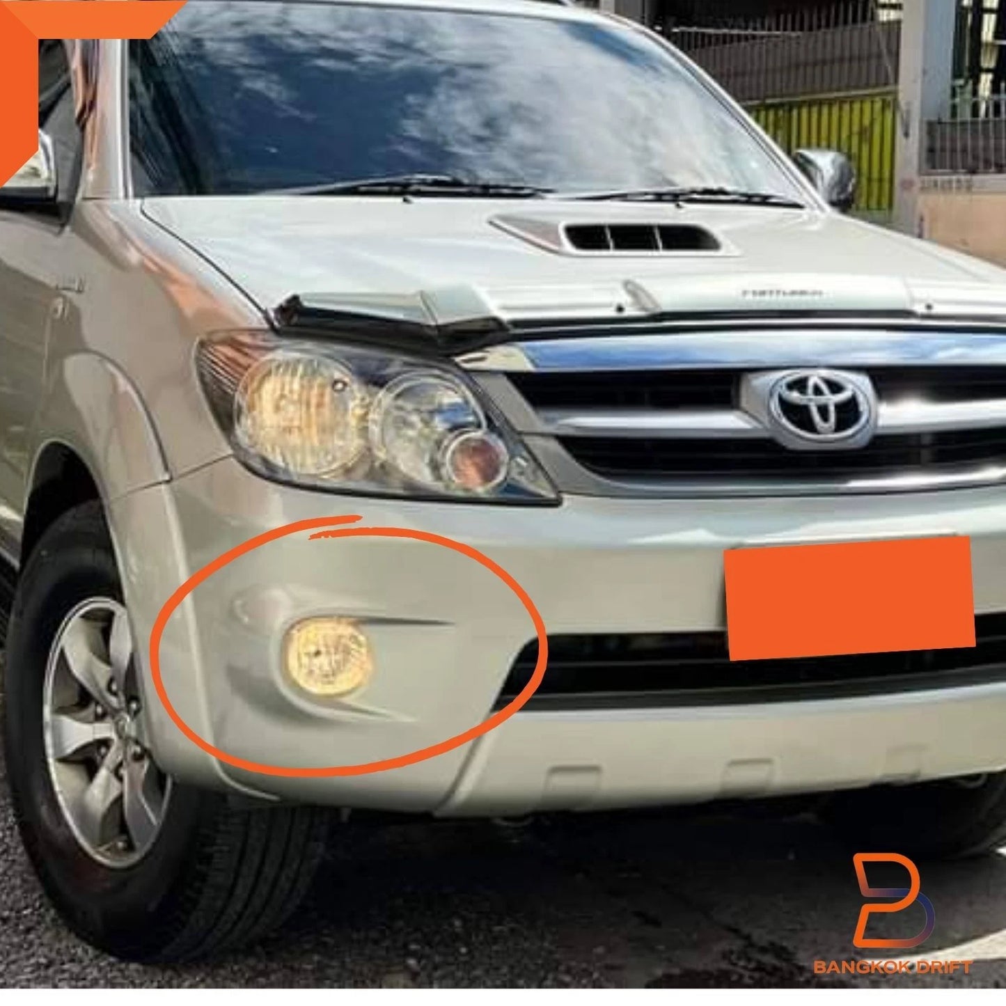 Fog Lamp Spot Light for Toyota Fortuner SW4 AN50 AN60 (2004-2011)