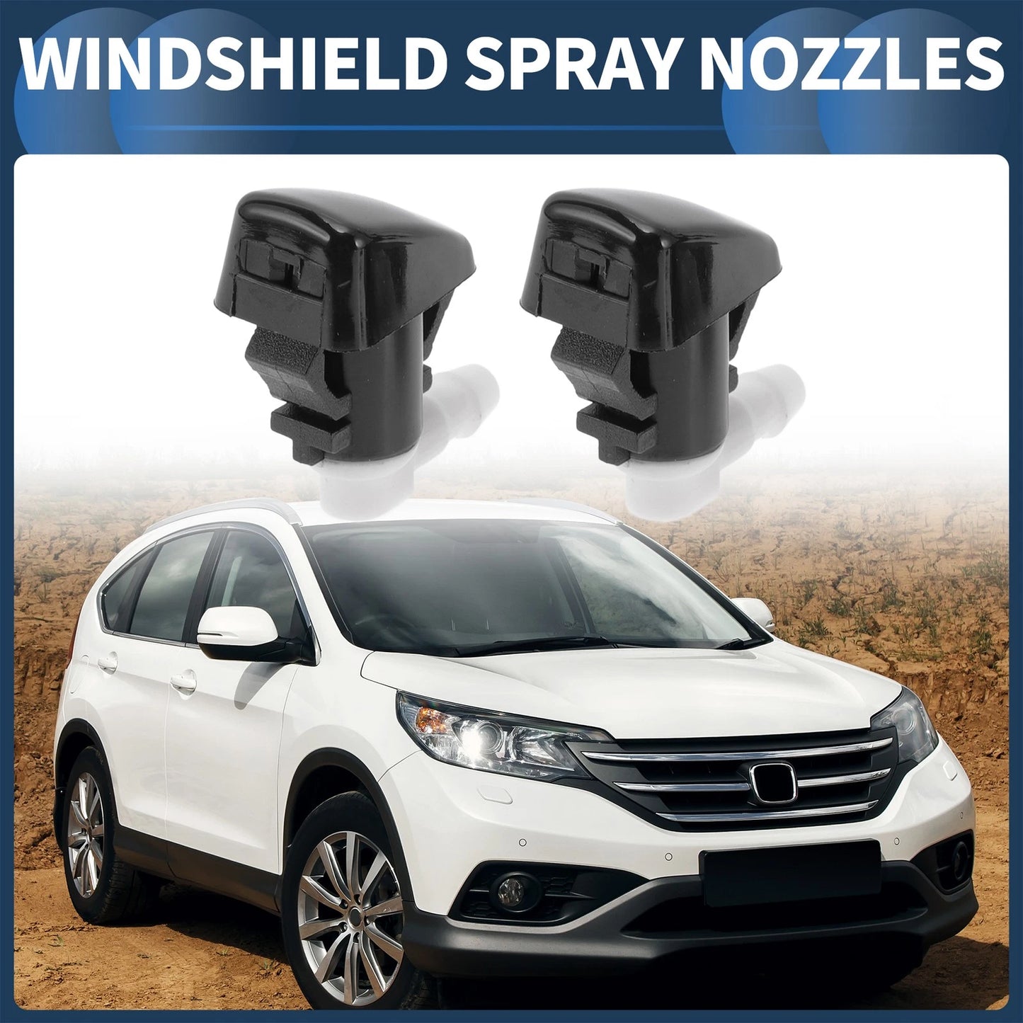 Front Windshield Washer Nozzles  for Jeep Grand Cherokee (1999-2004)