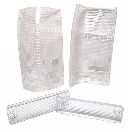 2 x Light Lens for Mazda B2000 B2200 B2600 (1986-1993)