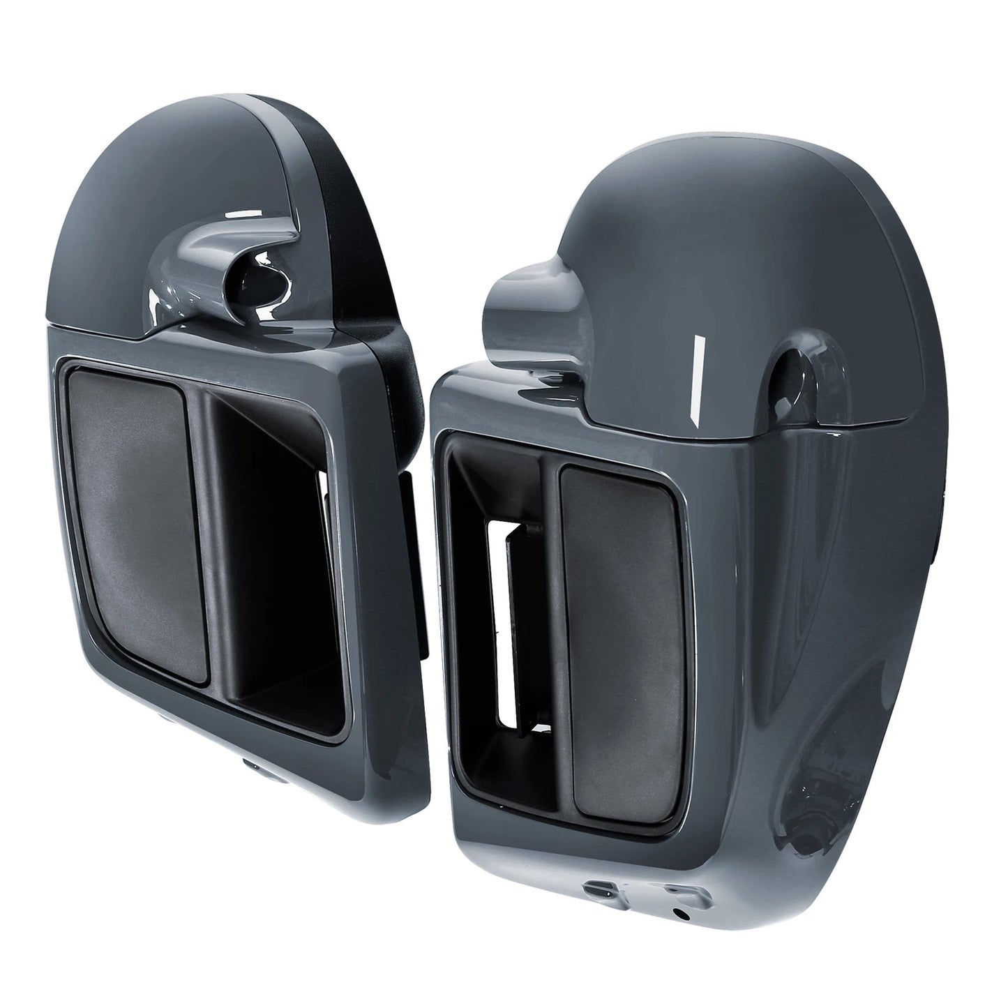 Lower Vented Fairings for Harley Touring 2014-2023 Gunship Gray
