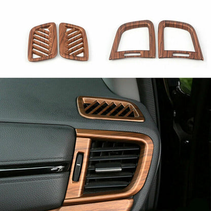 12X Peach Wood Grain Car Interior Cover Trim for Honda CR-V (2017–2022)