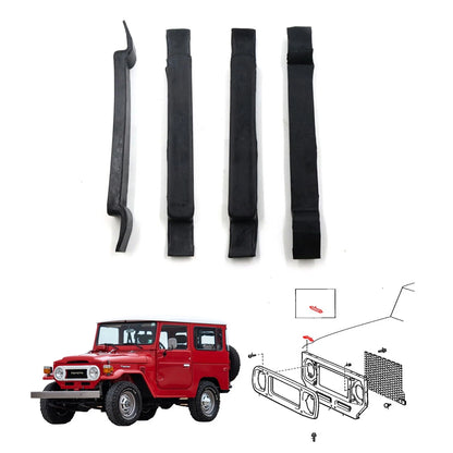 Radiator Cover Cushion Shim Set for Toyota Land Cruiser BJ40 FJ42 HJ45 1960-1984