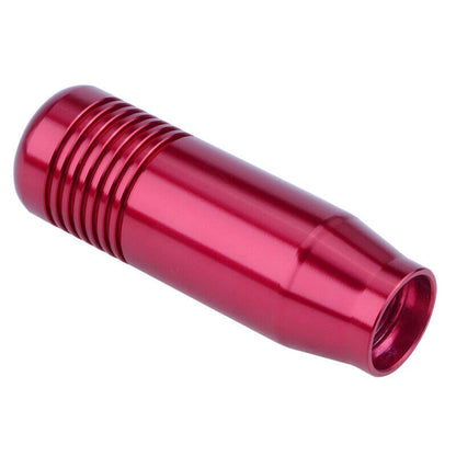 Universal Aluminum Manual Car Gear Shift Knob for Auto - Red (Fits Most Models)
