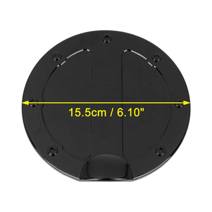 Black Gas Cap Fuel Filler Door Cover for Ford F150 (2009-2014)