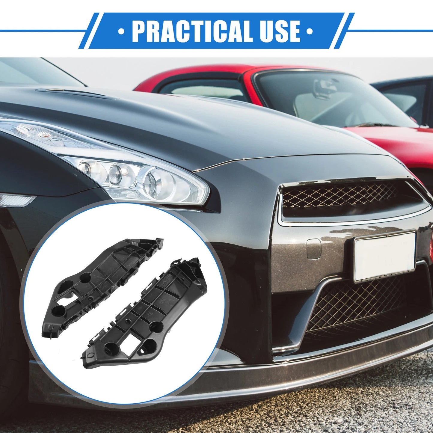 Front Bumper Brackets Support Fender Cover for Toyota RAV4 (2016–2018)