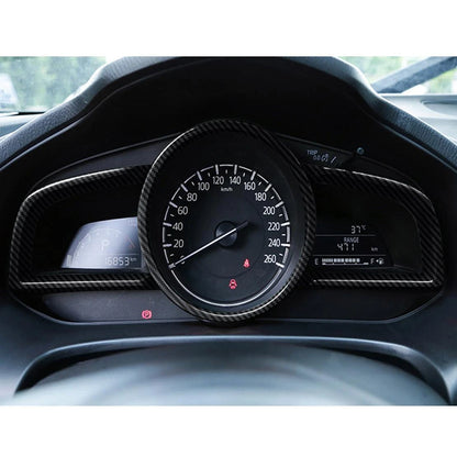 Carbon Fiber Instrument Panel Trim for Mazda 3 Axela (2014-2018)