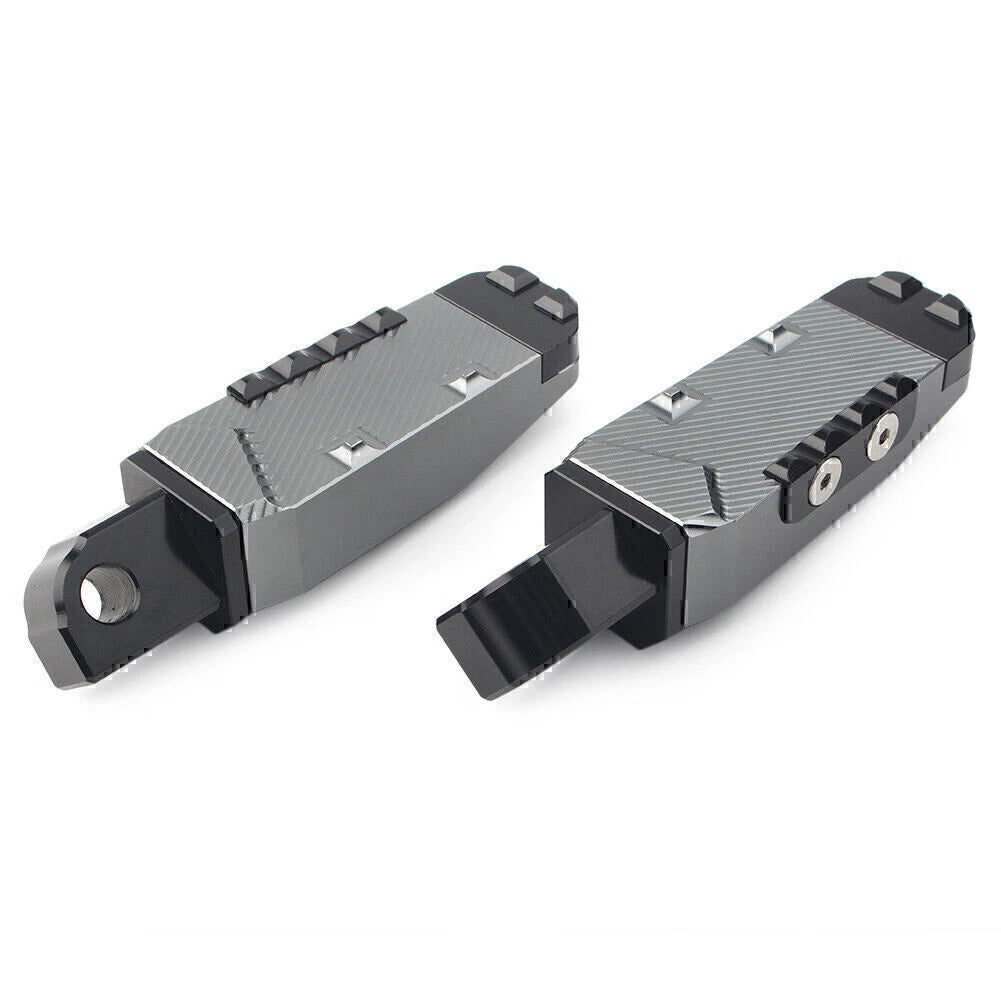 Rear Footrests Grey Pegs for Suzuki GSXR600/750/1300 Hayabusa (2001-2023)