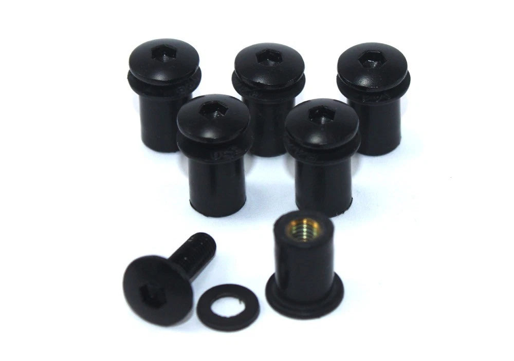6 x Front Windscreen Bolts for Yamaha YZF-R1/R6/Thunderace/FZR