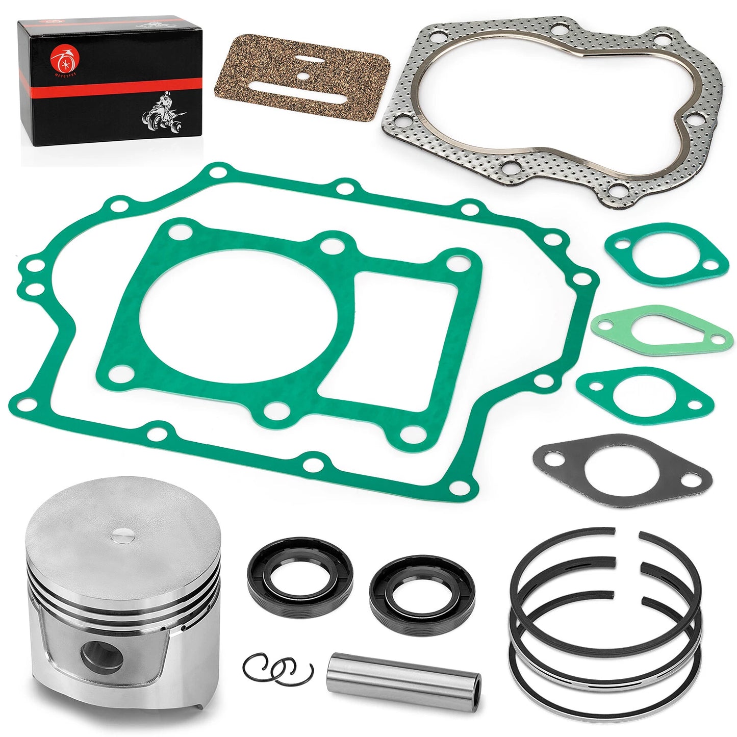 Piston Gasket Kit for Club Car Gas Golf Cart (1986–1991)