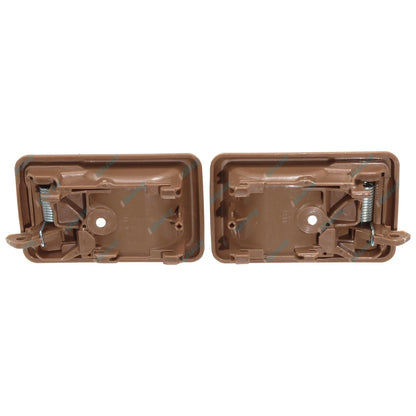 Front Brown Inner Door Handles 2 x Pair for Toyota Hilux 4Runner Surf (1988-1997)