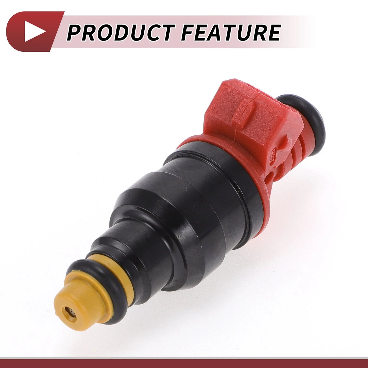 Fuel Injector 1 x No.0280150931 for Ford Ranger 4.0 (1993-1996) Red Black