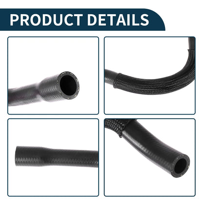Radiator Hose Coolant Pipe for Volvo V50 (2012) - Rubber Black 1 Pcs