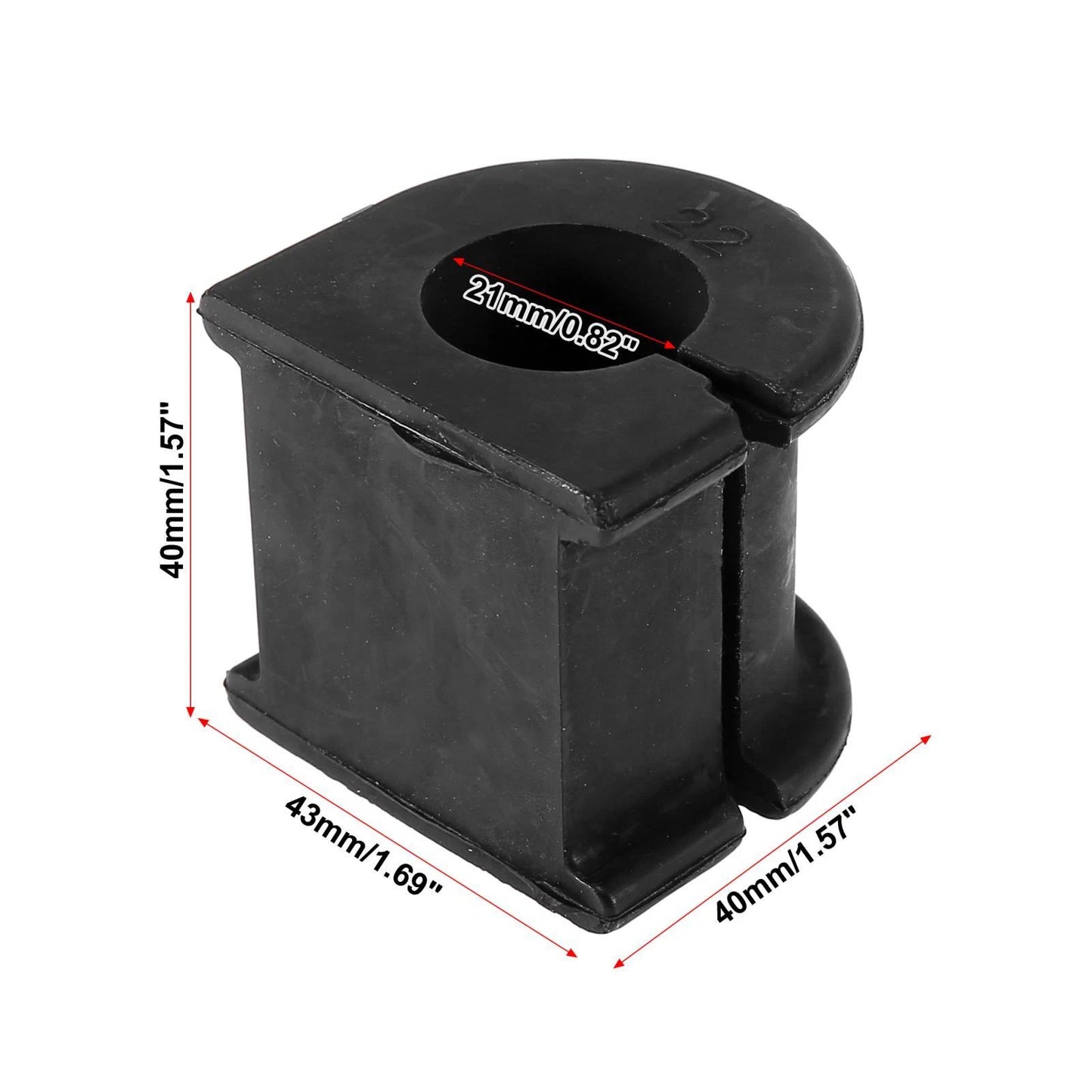 Front Stabilizer Sway Bar Bushing for Toyota Corolla (2003-2008) Black