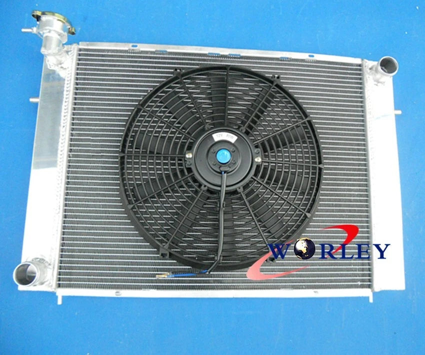 52mm Aluminum Radiator + Fan for Holden V8 Commodore (VG-VS)