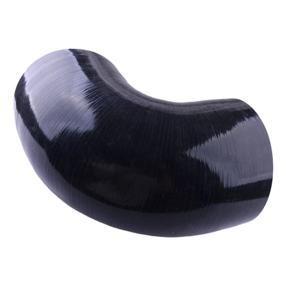 3" Black 90 Degree Silicone Elbow Hose for Car Radiator (Fits Various Models)