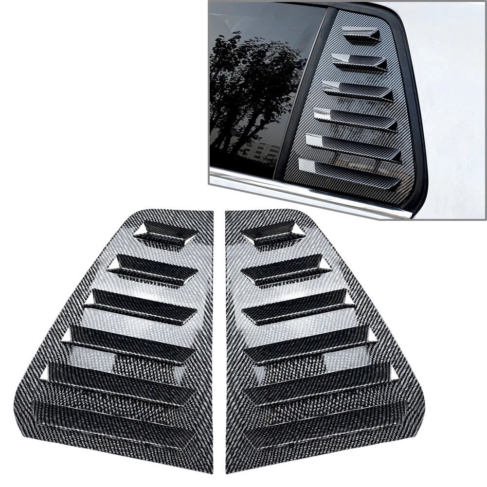 Rear Window Side Vent Shutter Louvers for VW Golf MK7 MK7.5 (14-19) Pair