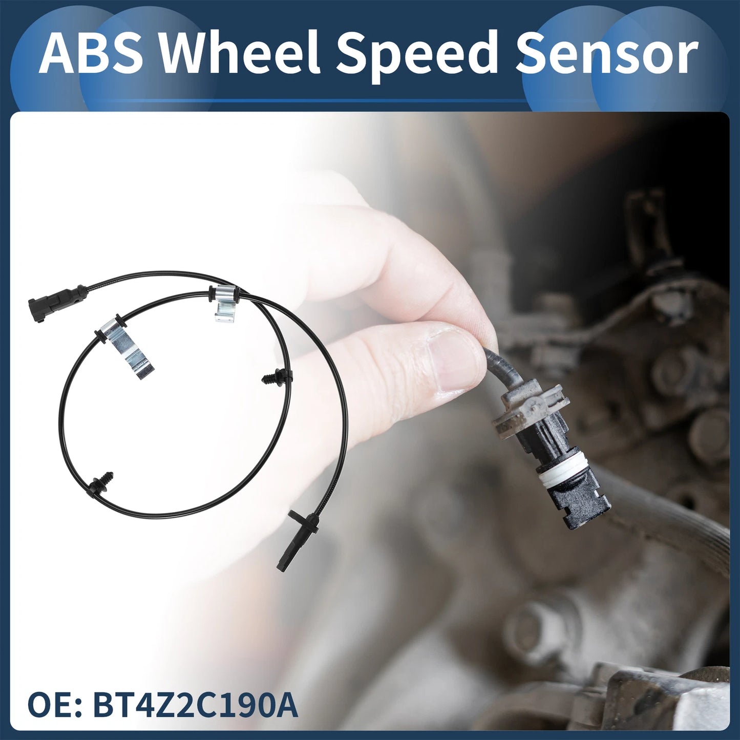 ABS Wheel Speed Sensor for Ford Edge FWD Rear Right (2015-2023)