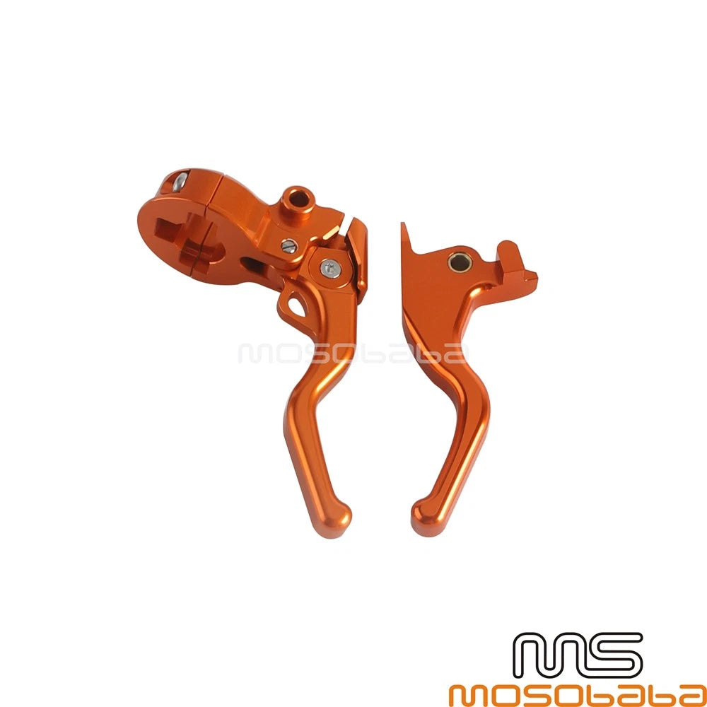 Short Brake Clutch Levers for Harley Softail Breakout Deluxe Low Rider ST (2015-2024)