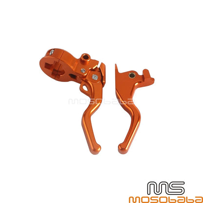 Short Brake Clutch Levers for Harley Softail Breakout Deluxe Low Rider ST (2015-2024)