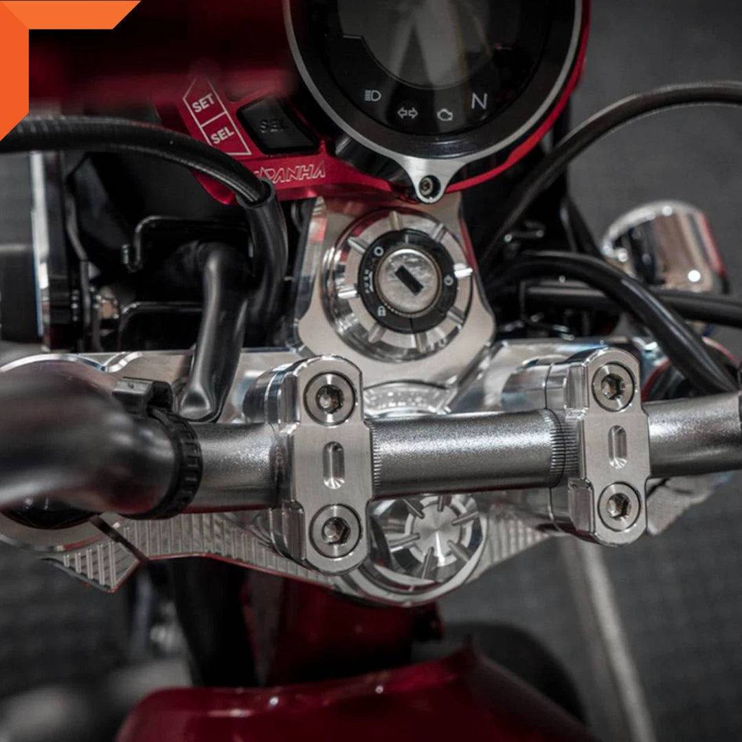 CNC Aluminium Complete Triple Trees Set for Honda Monkey Z125 (All Gen)
