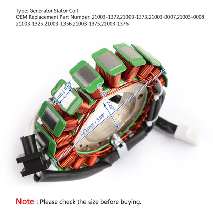 Alternator for Kawasaki VN 1500 1600 Vulcan Classic Nomad Drifter (1999-2008)