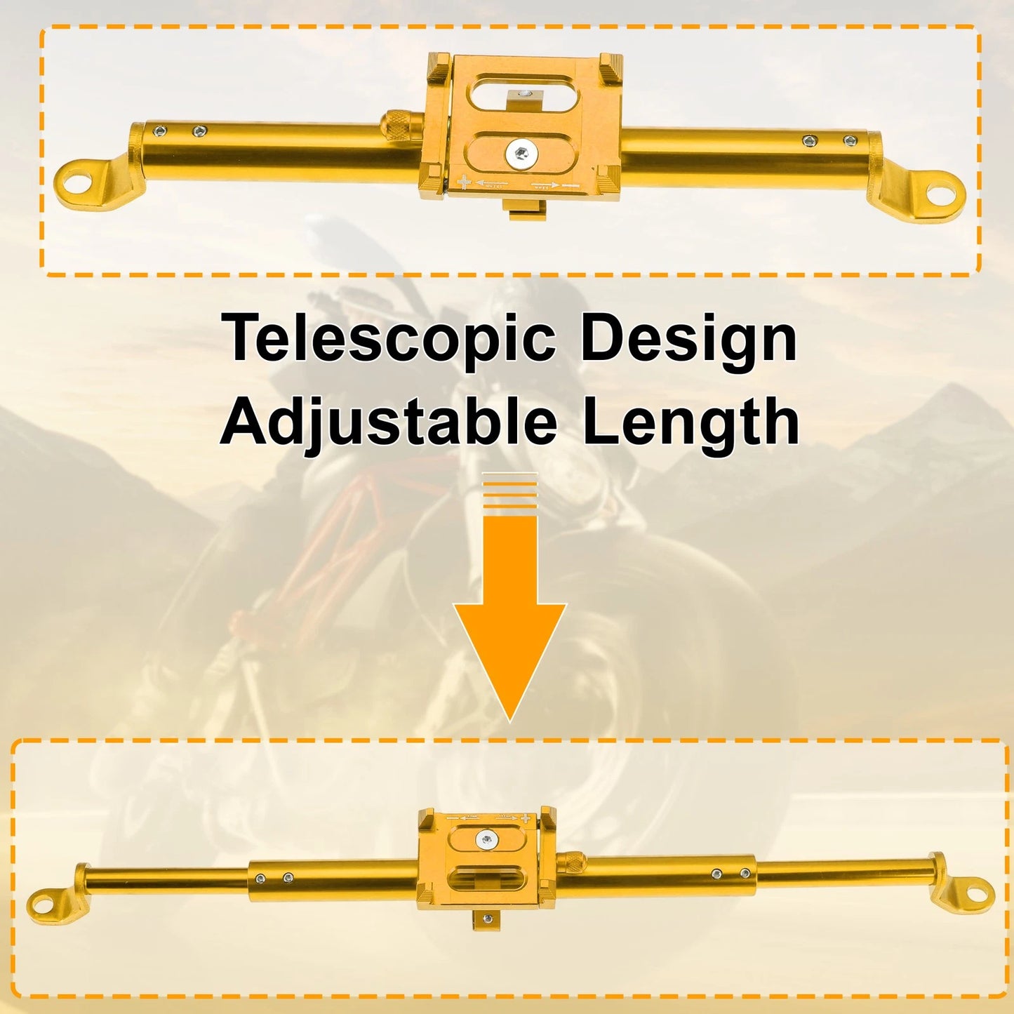 Balance Handle Bar Extender Bracket / 1 Set / for Motorcycle