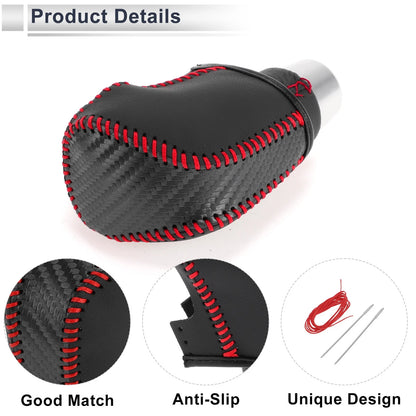 Black Carbon Fiber Gear Shift Knob Cover for Toyota Camry (2019-2022)